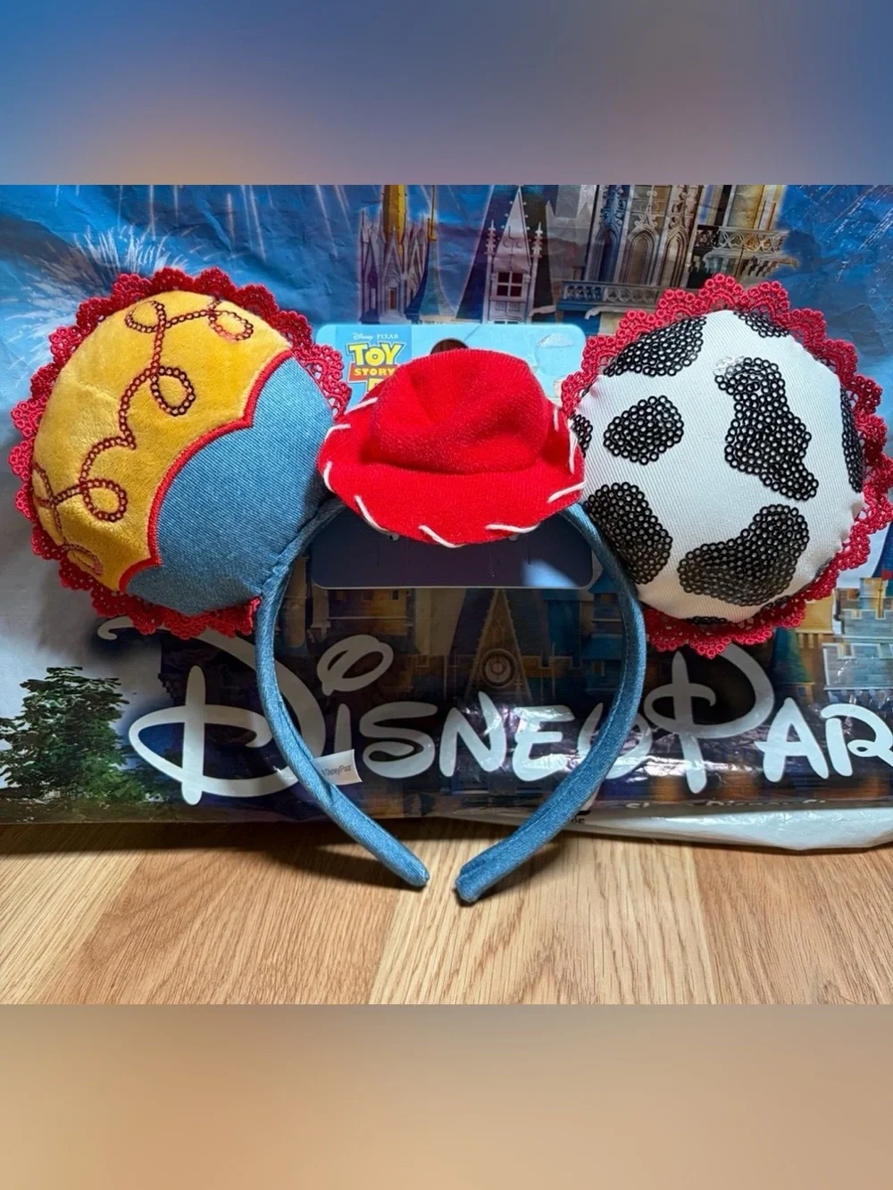 Disney Pixar Toy Story 5 Jessie Minnie Ears Plush Headband *Primark*-NEW